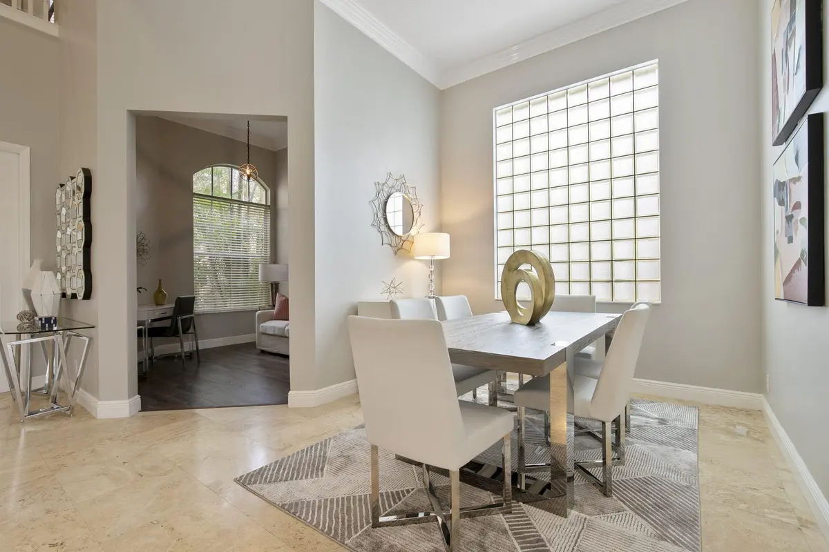 Dining room at 130 Andalusia Way, Palm Beach Gardens