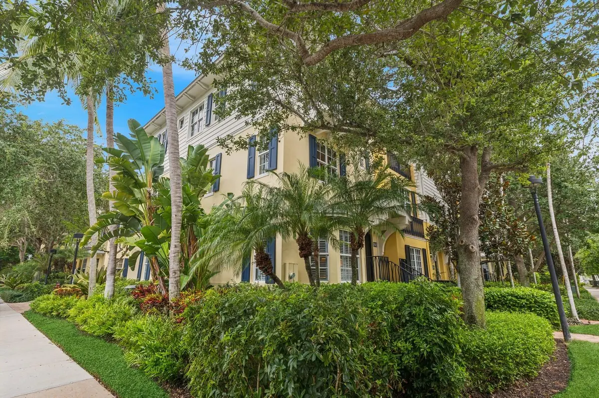 South & east elevations of the townhouse at 1945 S Olive Avenue, West Palm Beach