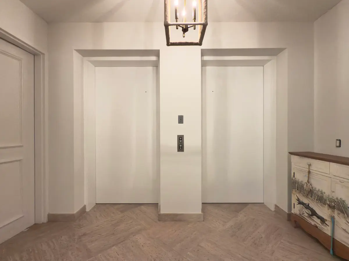 Private elevators into private foyer at 800 Ocean Drive 803, Juno Beach