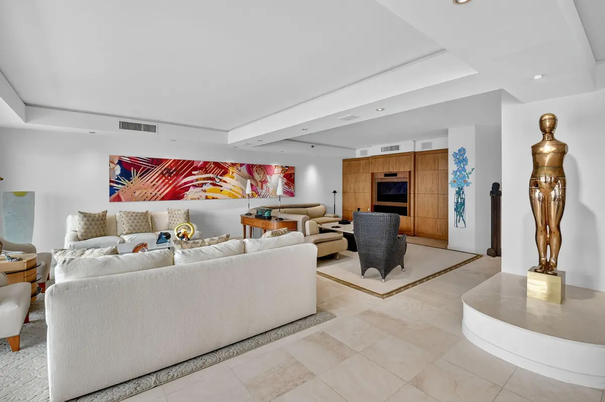 Living Room at 1500 S Ocean Boulevard 1603/04, Boca Raton