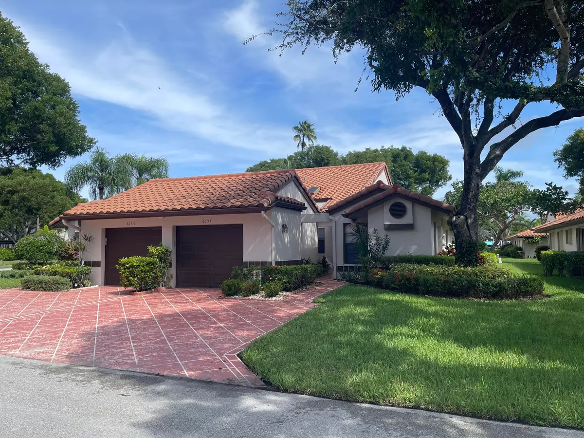Front of Villa at 6157 Sunny Pointe Circle, Delray Beach