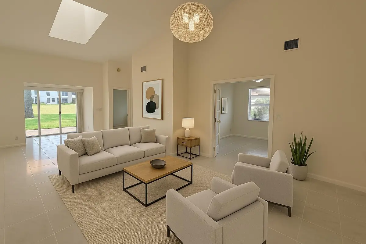 Living Room at 5622 Royal Lake Circle, Boynton Beach