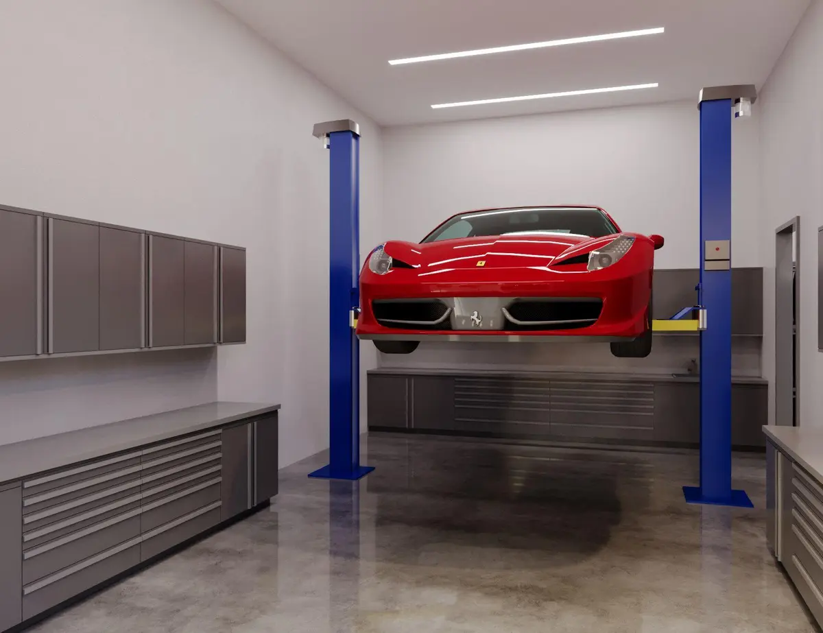 Garage Rendering at 428 Avon Road, West Palm Beach