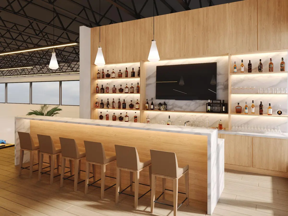 Bar Rendering at 428 Avon Road, West Palm Beach