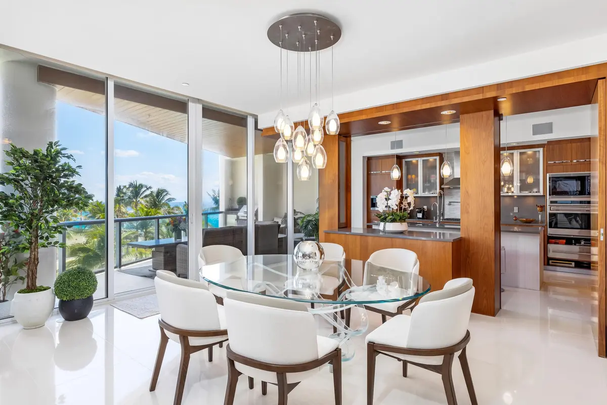 Dining Area at 1000 S Ocean Boulevard 308, Boca Raton