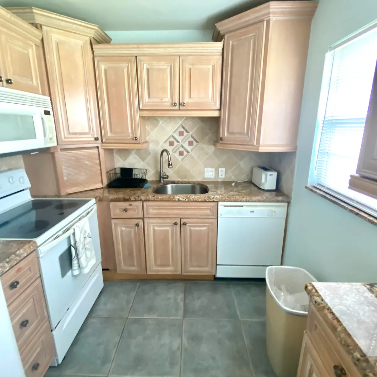 Kitchen at 392 Brighton J, Boca Raton