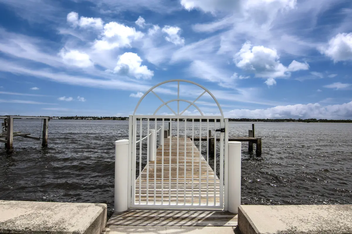 Dock at 3405 S Flagler Drive, West Palm Beach