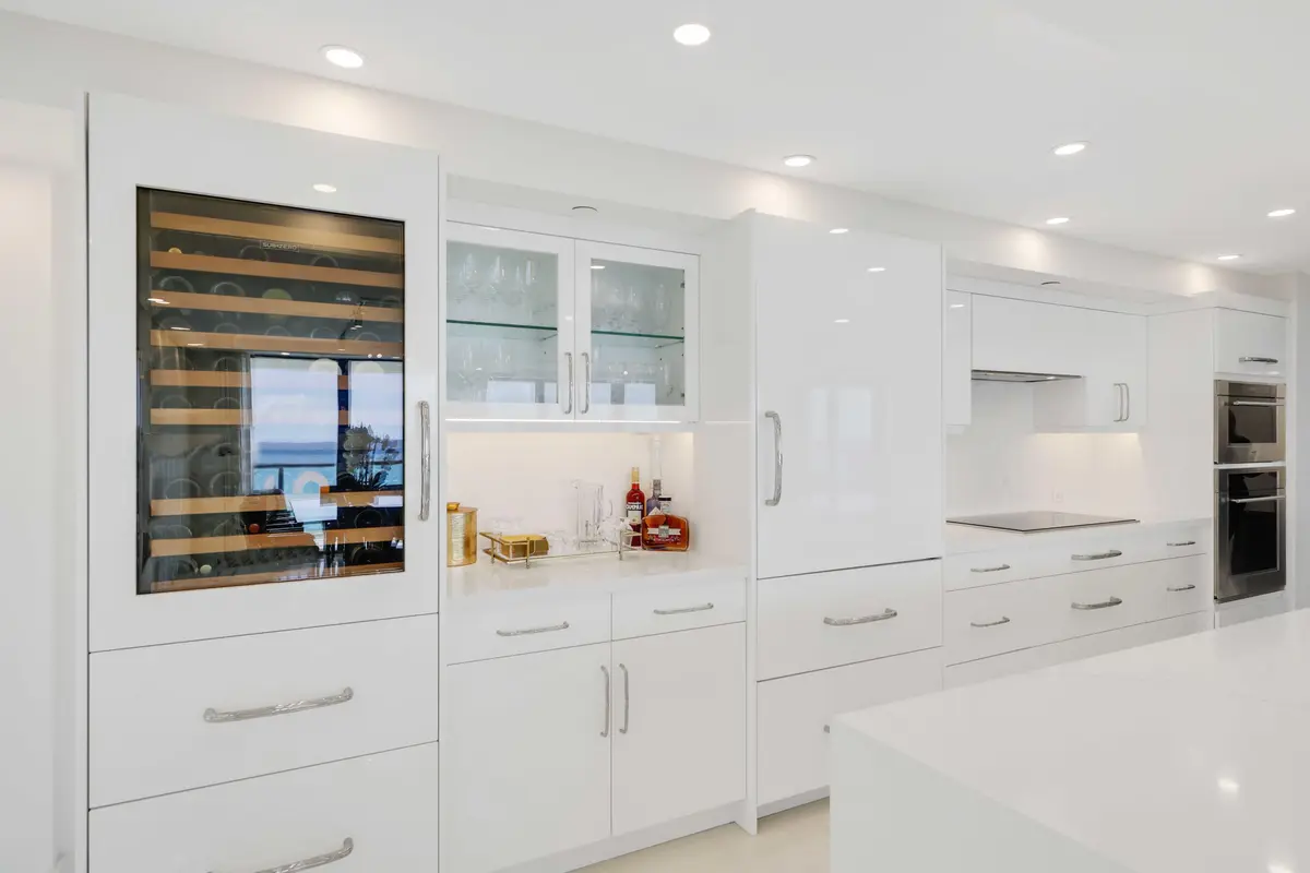 Kitchen at 3440 S Ocean Boulevard 402s, Palm Beach