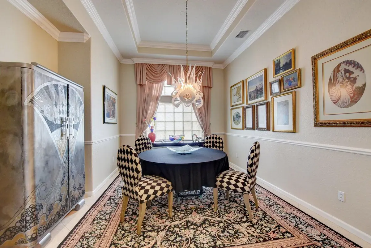 DINING ROOM at 7090 Prado Lake Drive, Delray Beach