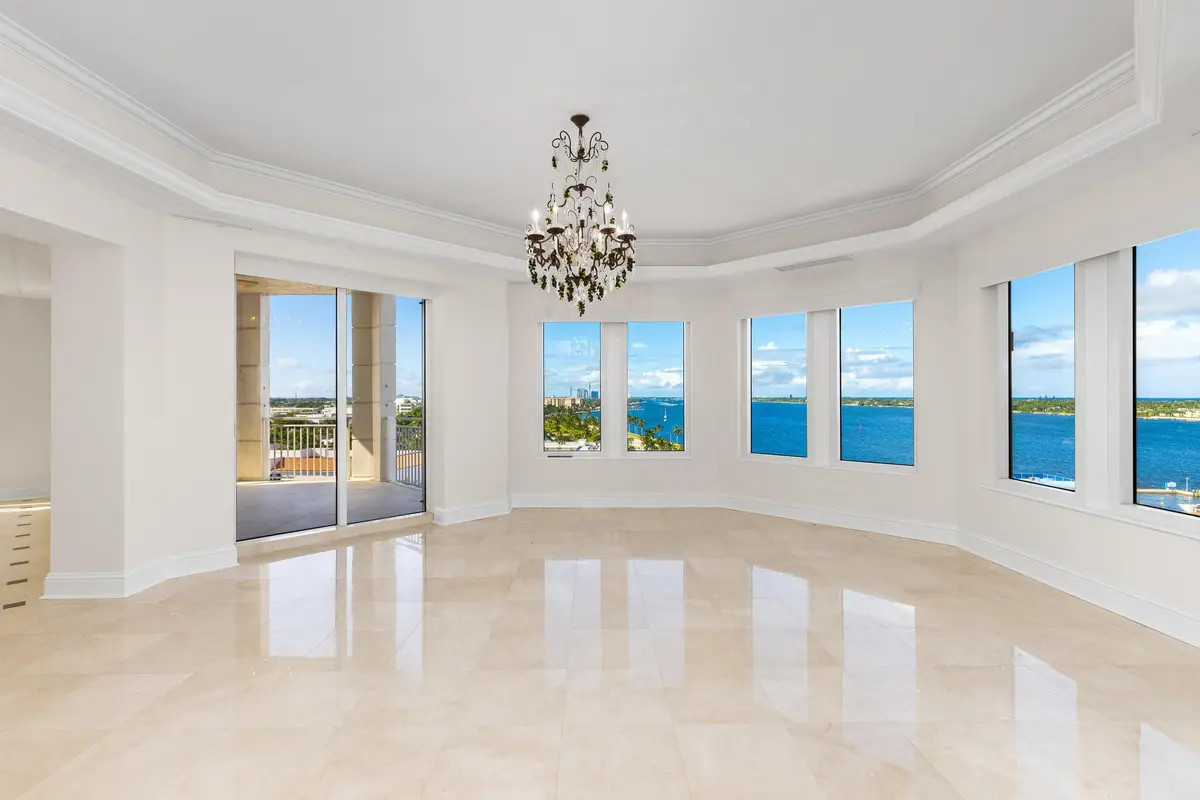 Living Room at 622 N Flagler Drive 801, West Palm Beach