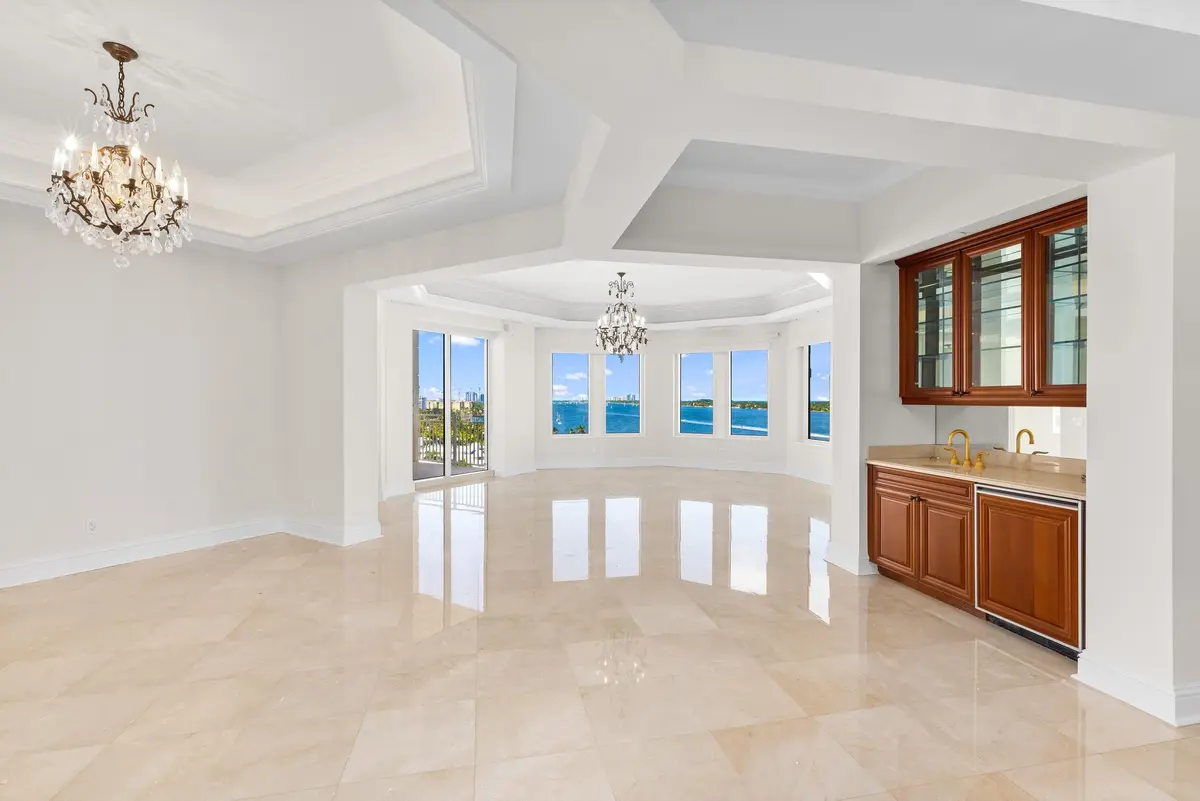 Dining and Living Room at 622 N Flagler Drive 801, West Palm Beach