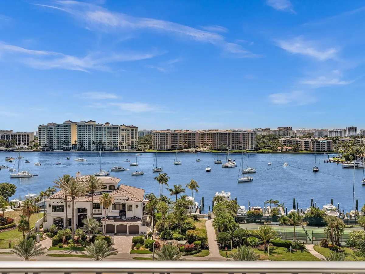 VIEW FROM BALCONY at 500 S Ocean Boulevard 909, Boca Raton