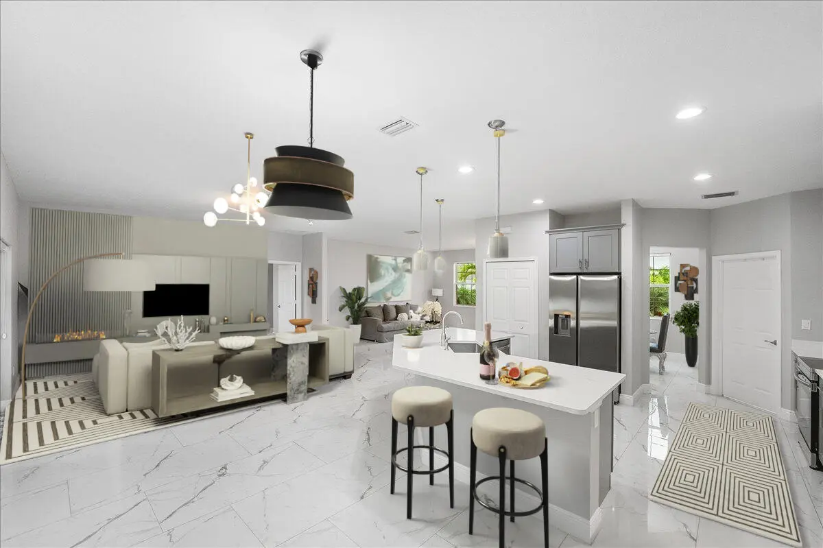 virtual staging at 448 SW Vista Lake Drive, Port St. Lucie