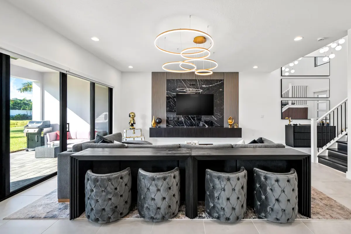 Living Room at 8258 Essex Country Club Drive, Boca Raton
