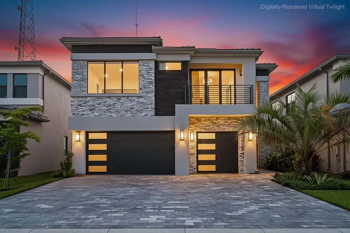 Front Elevation at 8258 Essex Country Club Drive, Boca Raton