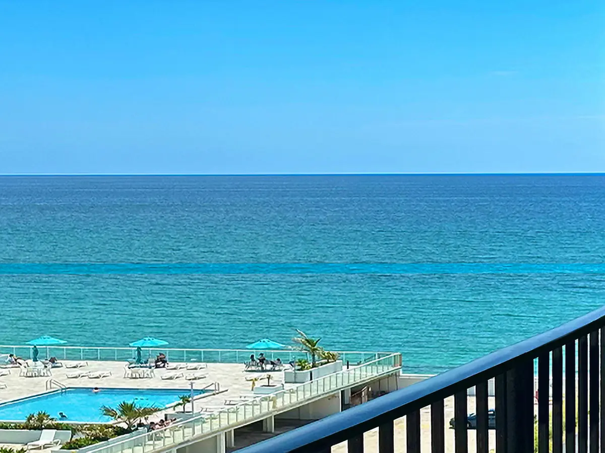 View From Balcony at 3460 S Ocean Boulevard 7110, Palm Beach