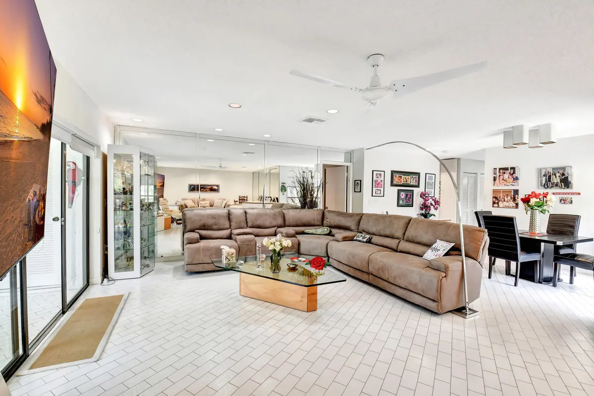 Living Room at 15 Stratford Drive B, Boynton Beach