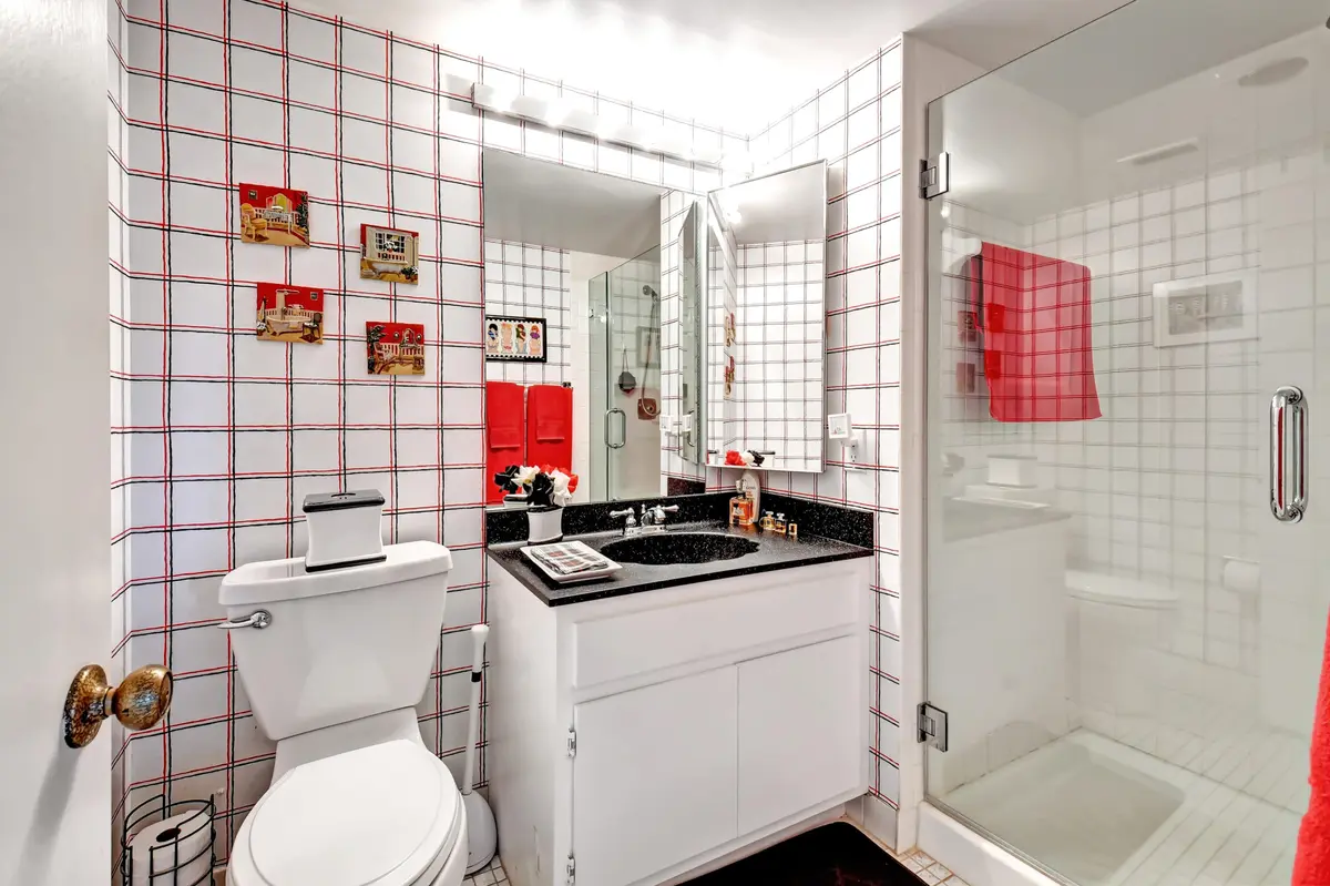 Guest Bathroom at 15 Stratford Drive B, Boynton Beach