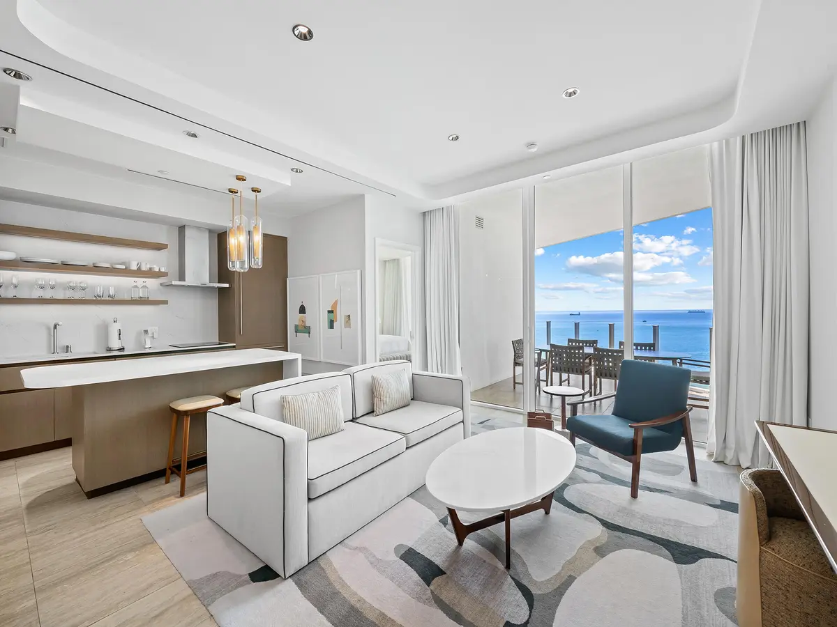Living Room at 525 N Fort Lauderdale Beach Boulevard 1505, Fort Lauderdale