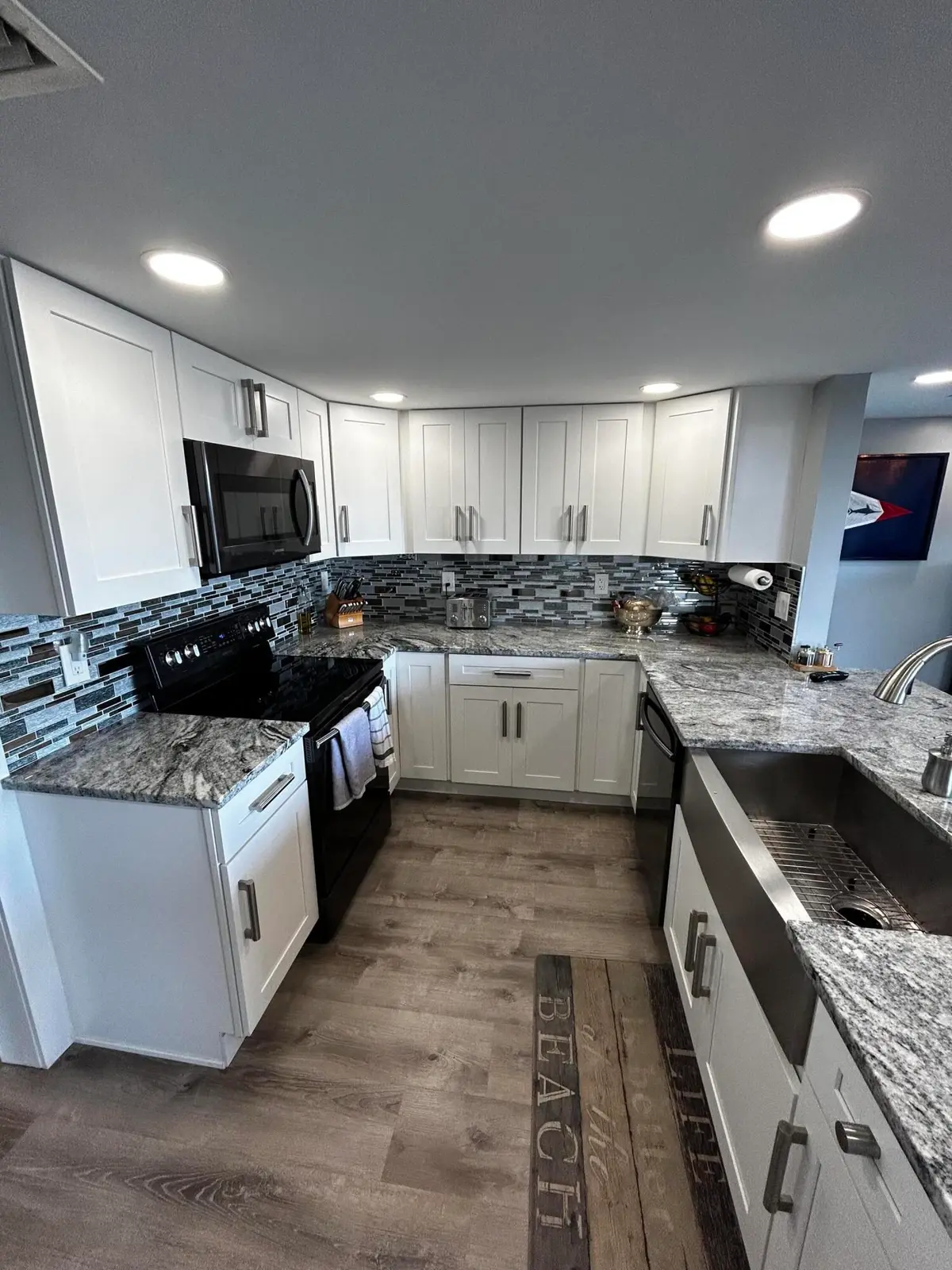 Remodeled Open Kitchen at 108 Lakeshore Drive 338, North Palm Beach