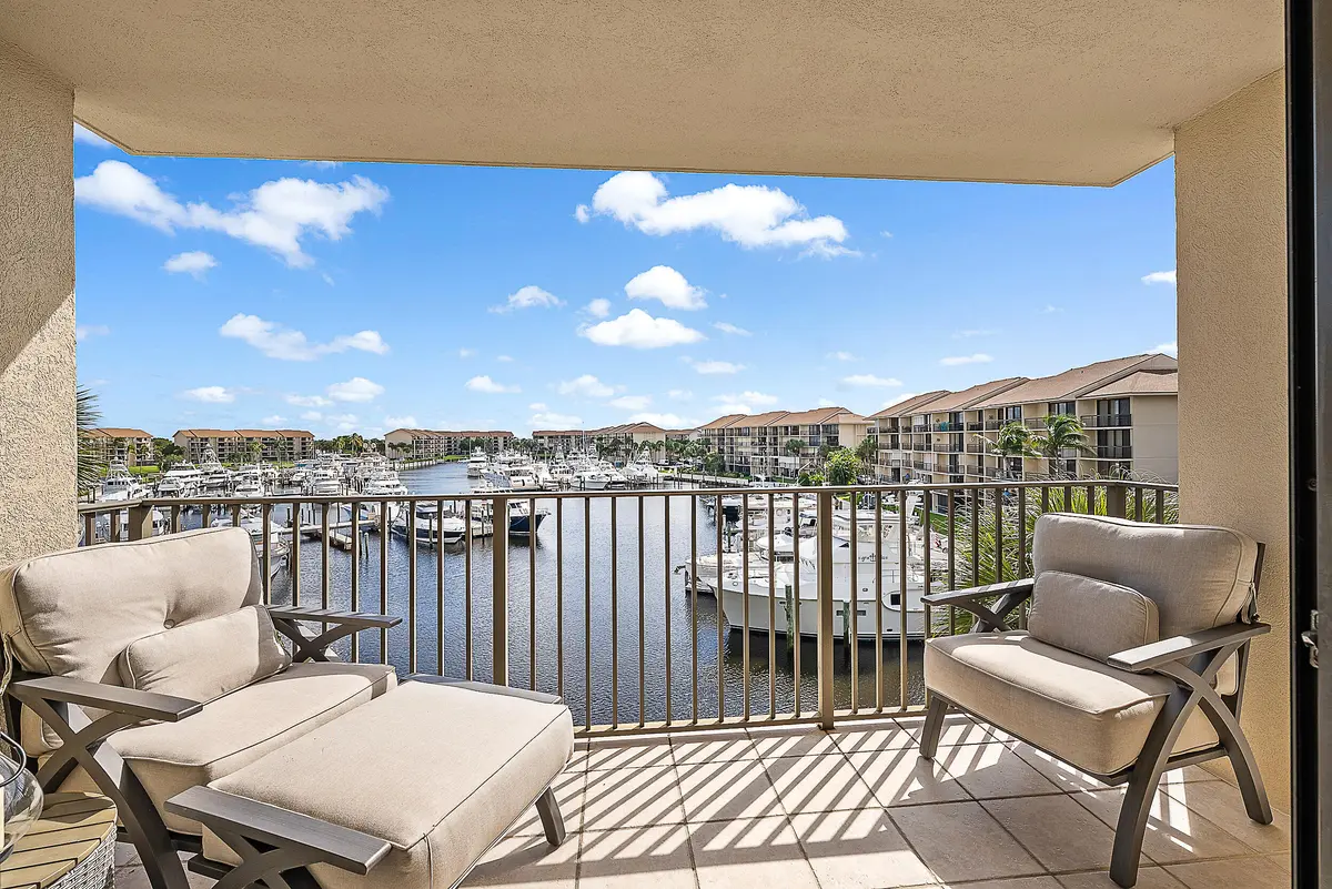 Daylight Marina Balcony View at 1601 Marina Isle Way 402, Jupiter