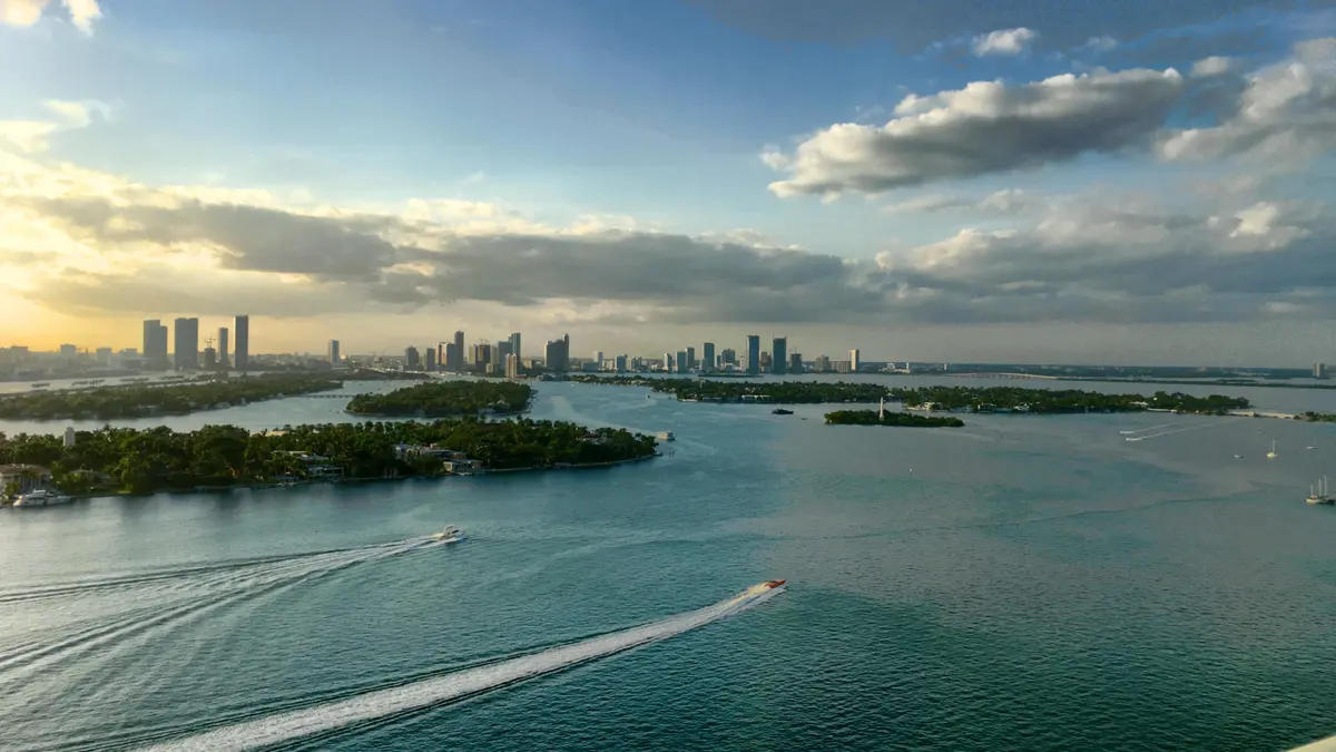 Day view from the balgony at 650 West Avenue 2905, Miami Beach