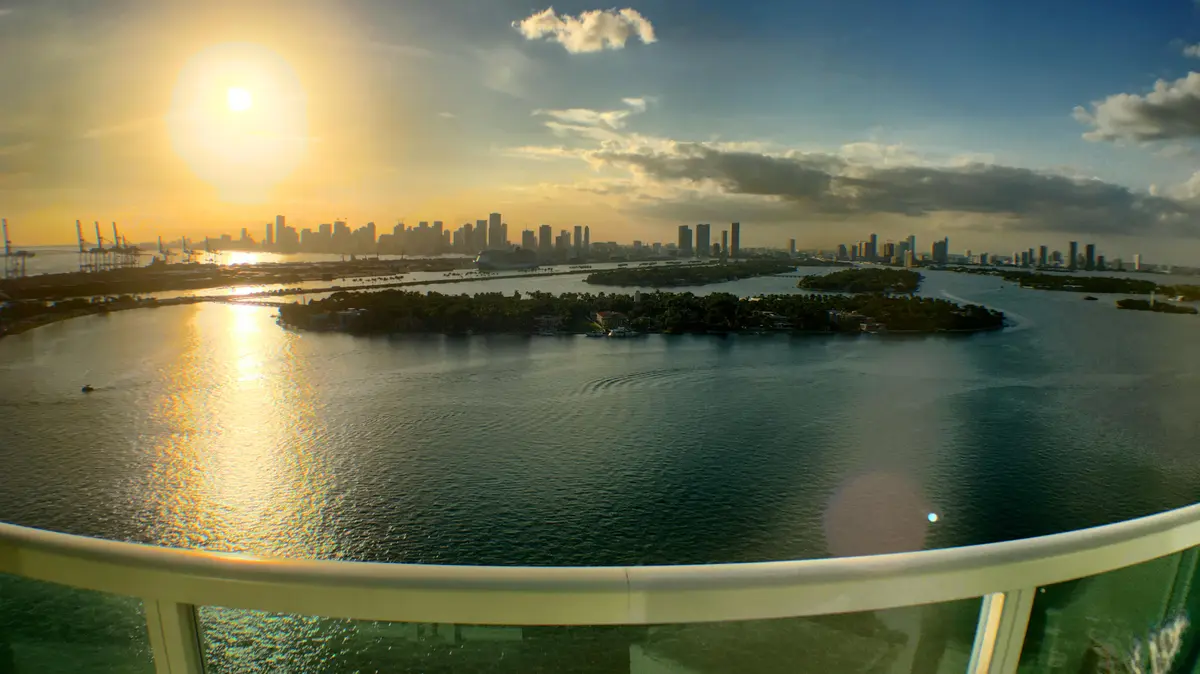 View from the balgony at 650 West Avenue 2905, Miami Beach