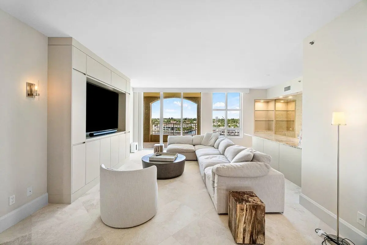 LIVING ROOM at 3720 S Ocean Boulevard 603, Highland Beach