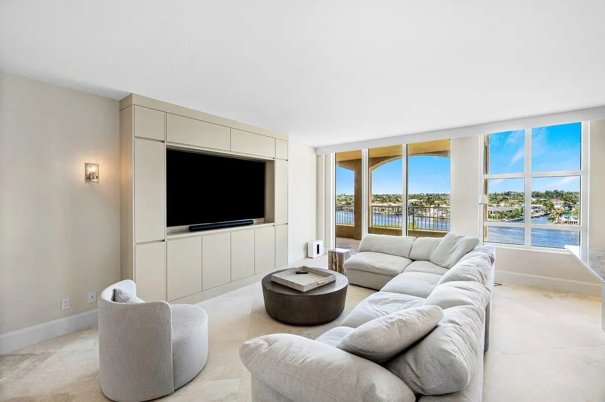 LIVING ROOM at 3720 S Ocean Boulevard 603, Highland Beach