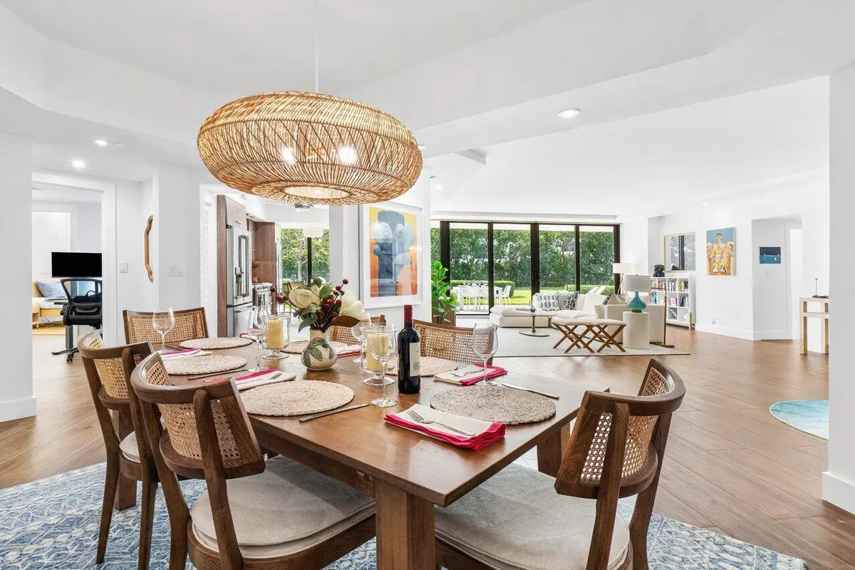 Dining Room at 3100 S Ocean Boulevard 105s, Palm Beach