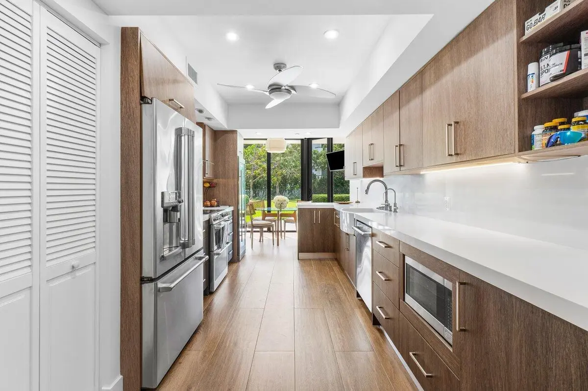 Kitchen & Breakfast Room at 3100 S Ocean Boulevard 105s, Palm Beach