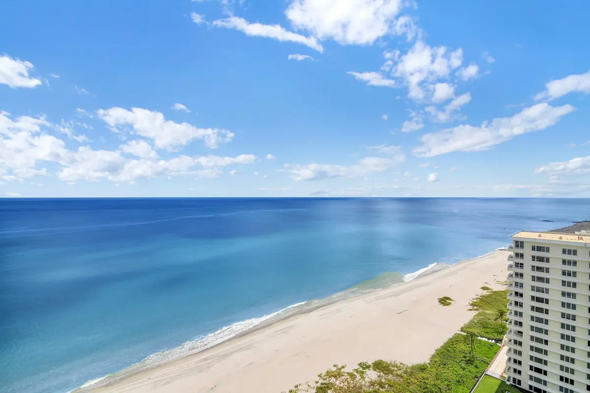 View from Balcony at 550 S Ocean Boulevard Ph06, Boca Raton
