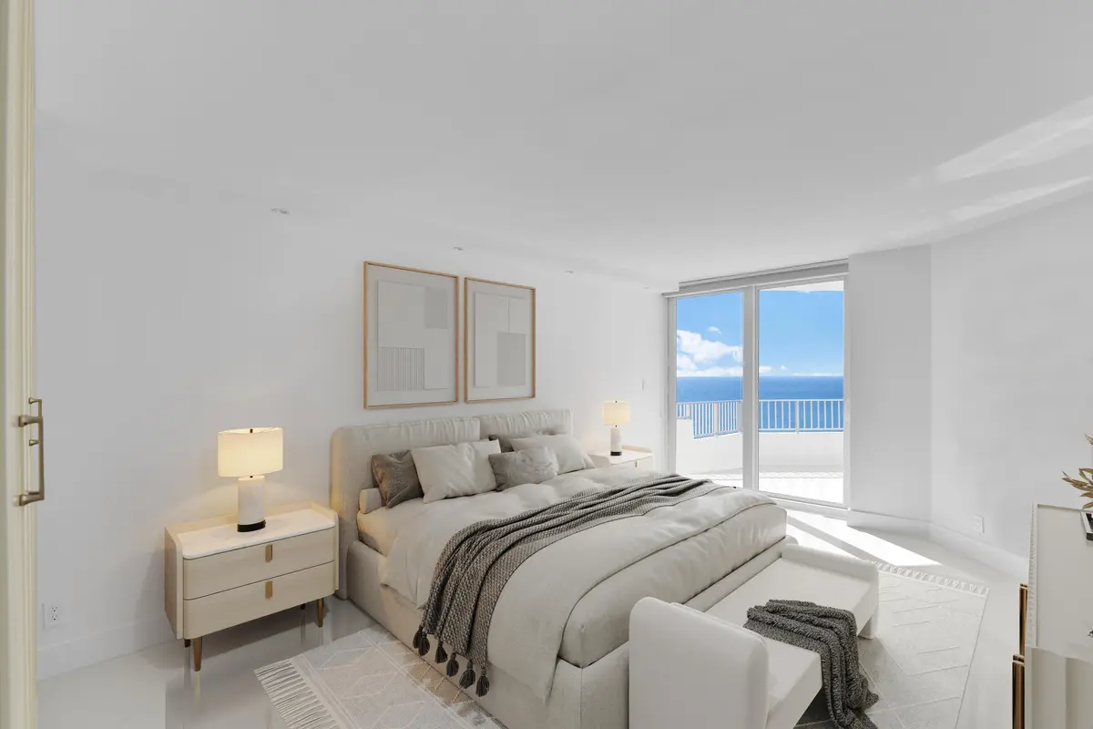 Bedroom 2 at 550 S Ocean Boulevard Ph06, Boca Raton