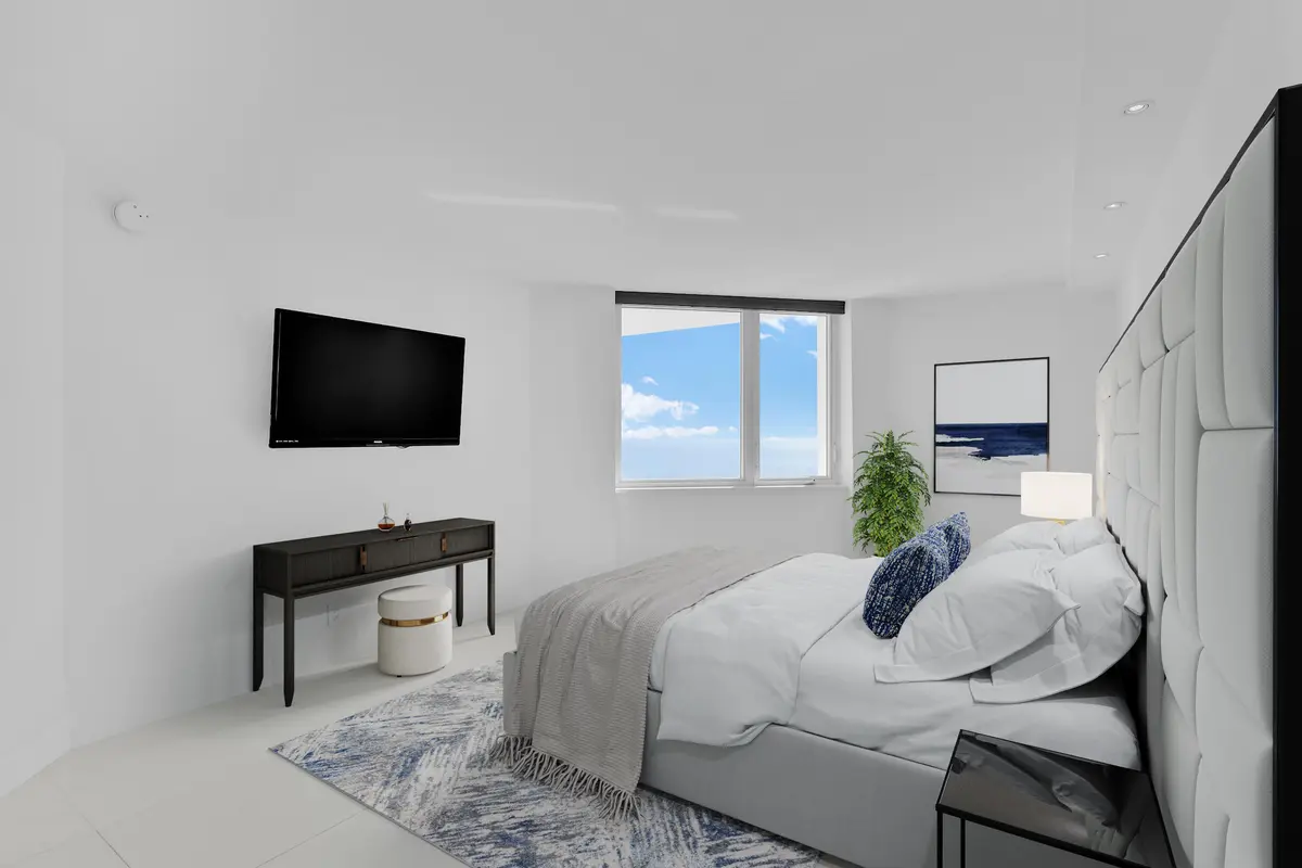 Bedroom 1 at 550 S Ocean Boulevard Ph06, Boca Raton