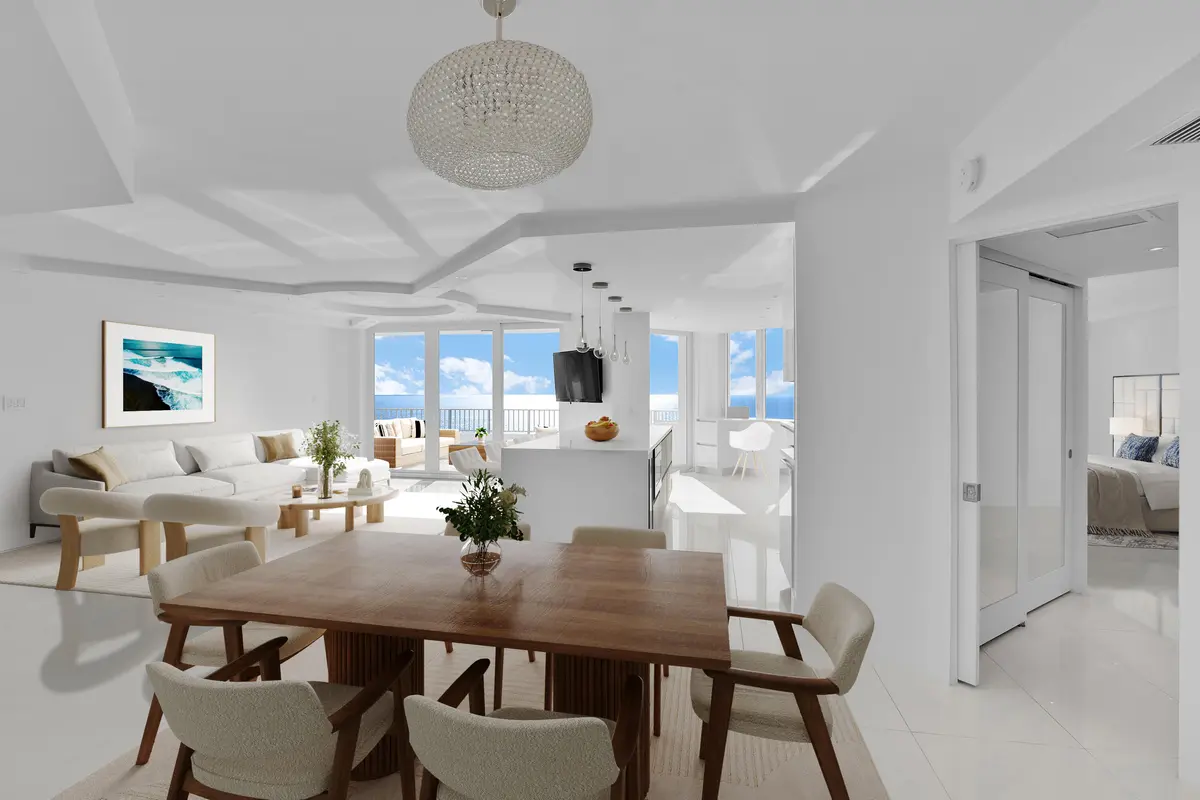 Dining Room at 550 S Ocean Boulevard Ph06, Boca Raton
