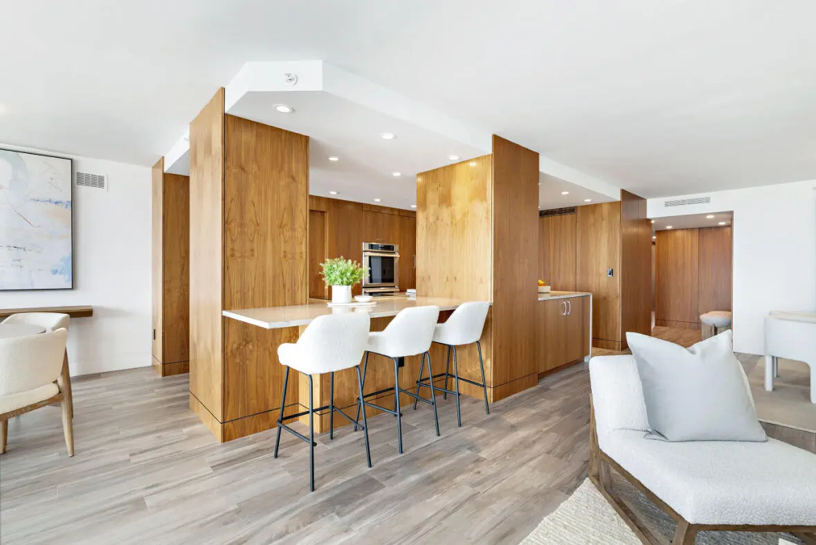 Living Area at 400 N Flagler Drive 1403, West Palm Beach