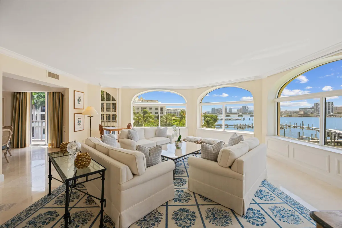 Living Room at 200 Bradley Place 303, Palm Beach