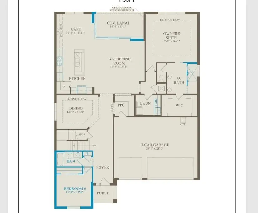Floorplan Detail at 10912 Stellar Circle Millstone 47, Palm Beach Gardens