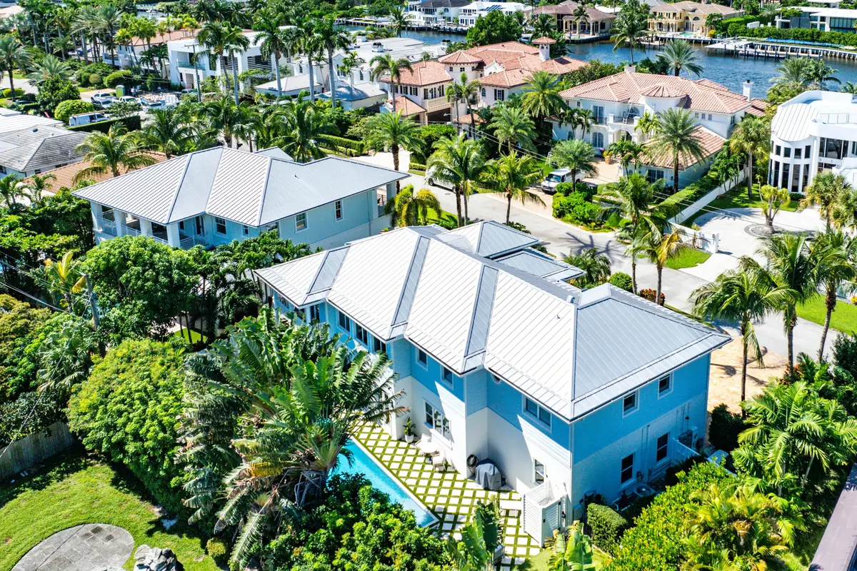 6 Aerial NE View at 540 NE Spanish Trail, Boca Raton
