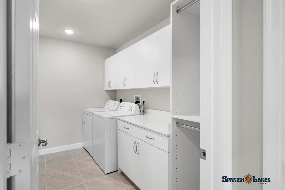 Laundry with Storage at 16 Islandia Lane, Port St. Lucie