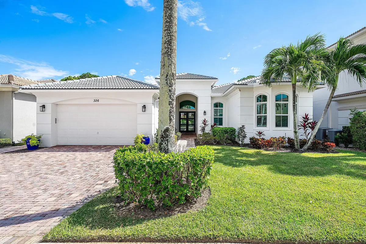 front at 326 Charroux Drive, Palm Beach Gardens