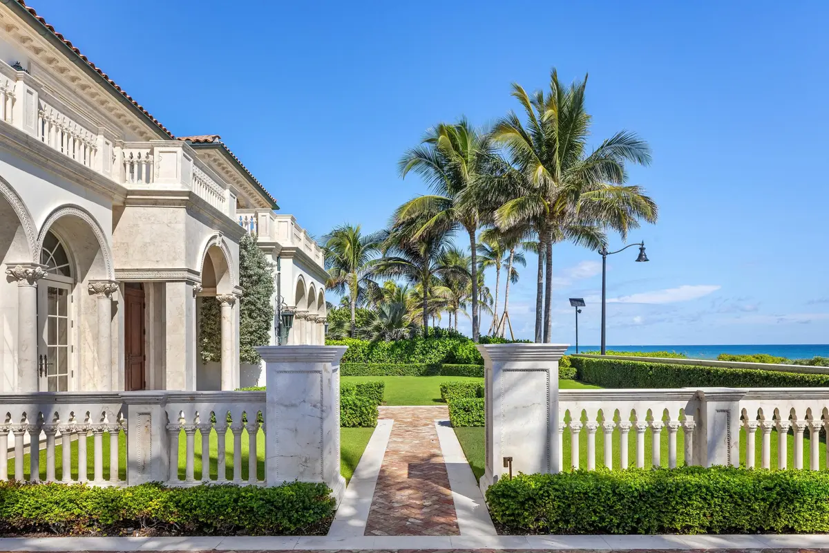 Front Exterior at 1620 S Ocean Boulevard, Palm Beach
