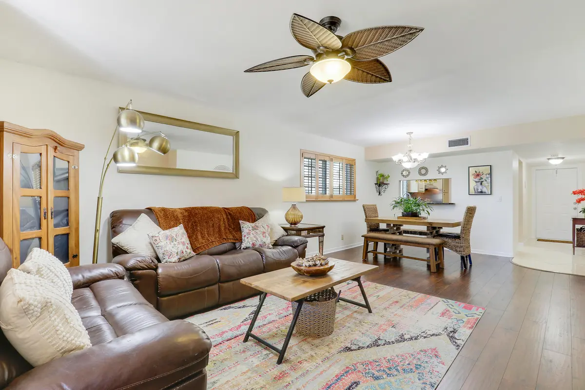 Living/Dining at 1700 Dover Road 106a, Delray Beach