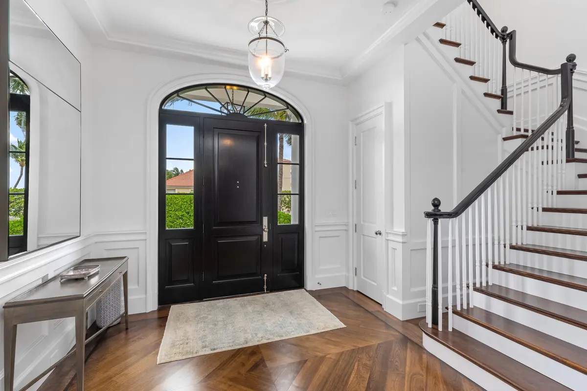 Foyer at 102 Reef Road, Palm Beach