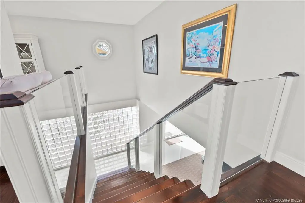 entry to second floor at 1911 Surfside Drive, Fort Pierce