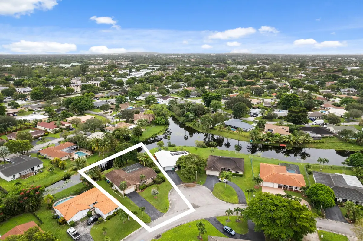 Aerial Neighborhood View at 8675 NW 28th Drive, Coral Springs