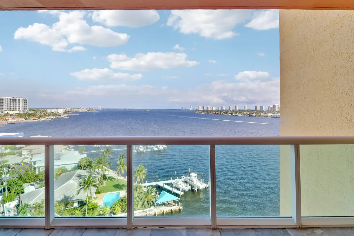 balcony view 2 at 2650 Lake Shore Drive 1105, Riviera Beach