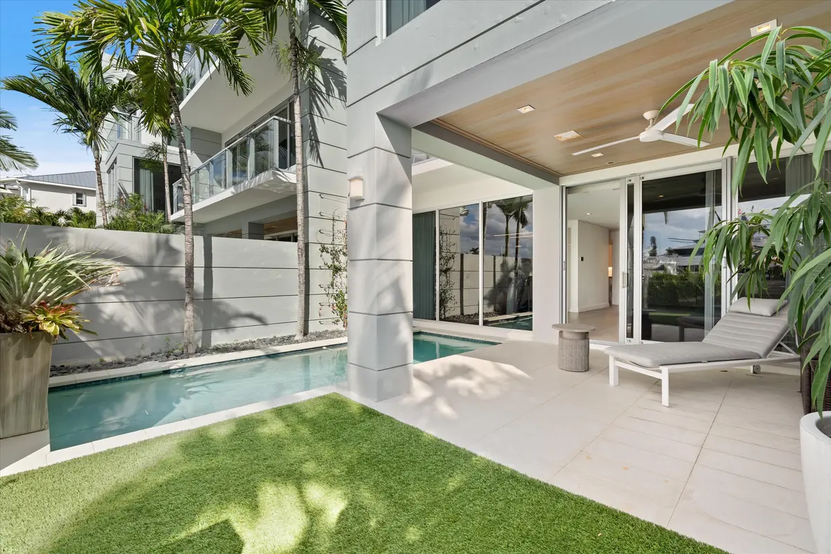 Private Heated Saltwater Pool Oasis at 126 Macfarlane Drive, Delray Beach