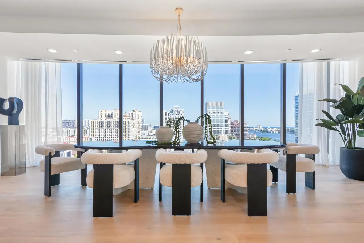 Dining Room at 1333 S Flagler Drive 1201, West Palm Beach