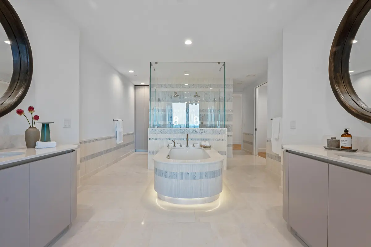 Primary Bathroom at 1333 S Flagler Drive 1201, West Palm Beach